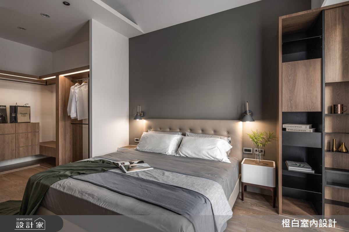 95坪預售屋＿混搭風臥室案例圖片＿橙白室內裝修設計工程有限公司＿橙白_85宗大陶裡原之26
