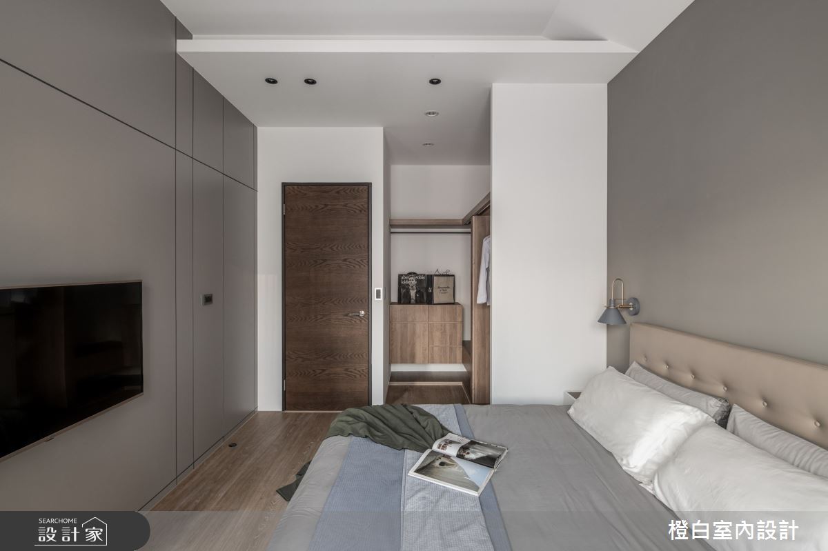 95坪預售屋＿混搭風臥室案例圖片＿橙白室內裝修設計工程有限公司＿橙白_85宗大陶裡原之27