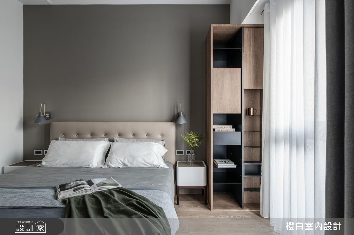 95坪預售屋＿混搭風臥室案例圖片＿橙白室內裝修設計工程有限公司＿橙白_85宗大陶裡原之31