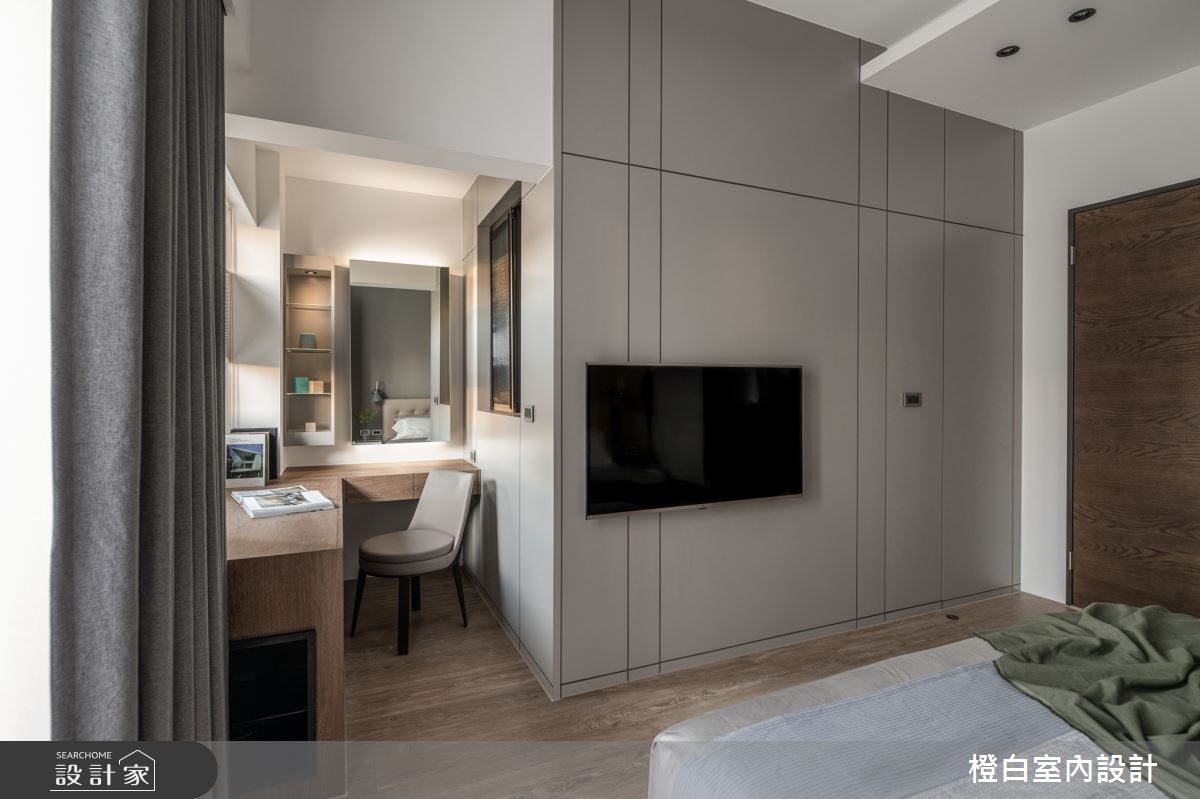 95坪預售屋＿混搭風臥室案例圖片＿橙白室內裝修設計工程有限公司＿橙白_85宗大陶裡原之32