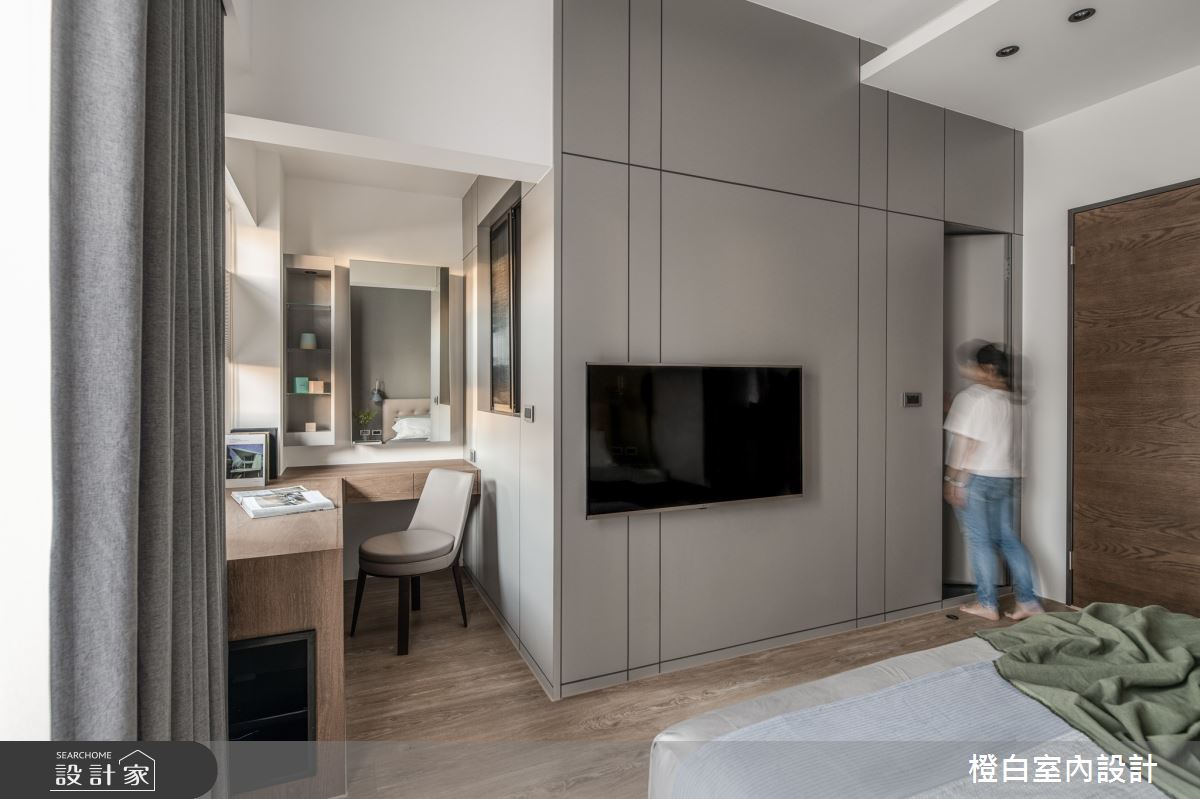 95坪預售屋＿混搭風臥室案例圖片＿橙白室內裝修設計工程有限公司＿橙白_85宗大陶裡原之33