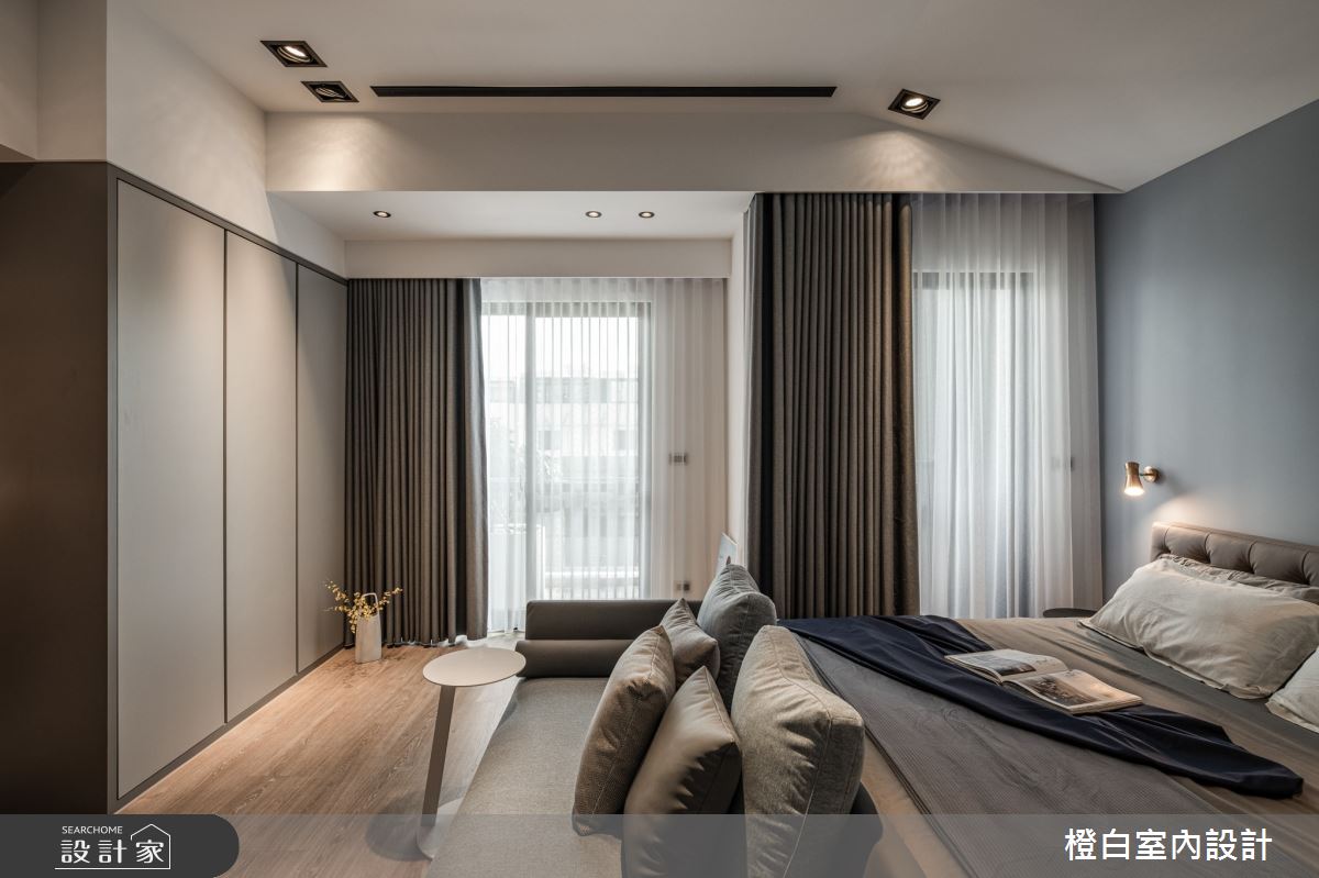 95坪預售屋＿混搭風臥室案例圖片＿橙白室內裝修設計工程有限公司＿橙白_85宗大陶裡原之35