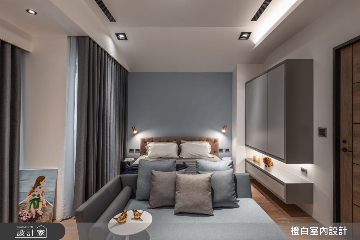 95坪預售屋＿混搭風臥室案例圖片＿橙白室內裝修設計工程有限公司＿橙白_85宗大陶裡原之40
