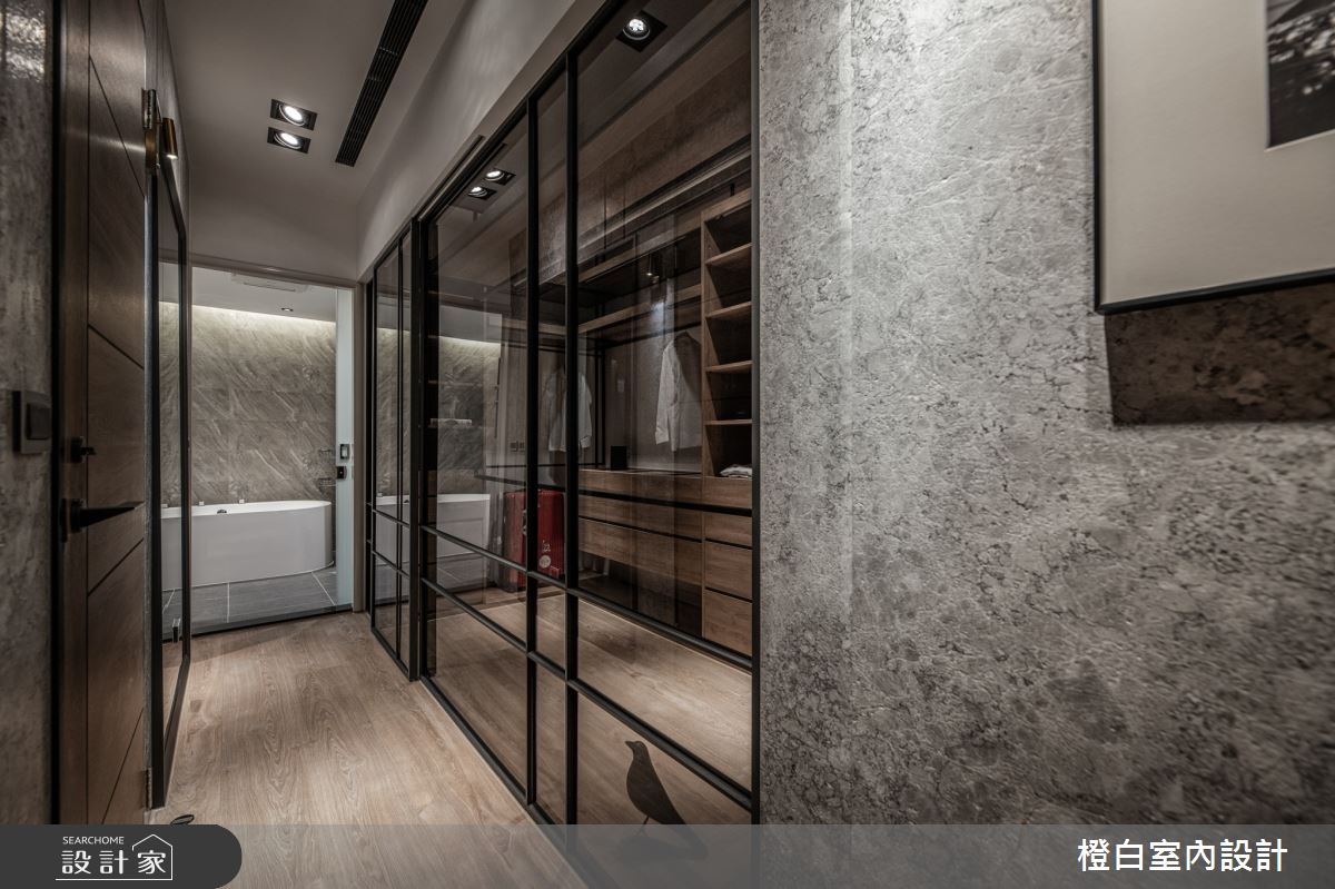 95坪預售屋＿混搭風更衣間案例圖片＿橙白室內裝修設計工程有限公司＿橙白_85宗大陶裡原之44