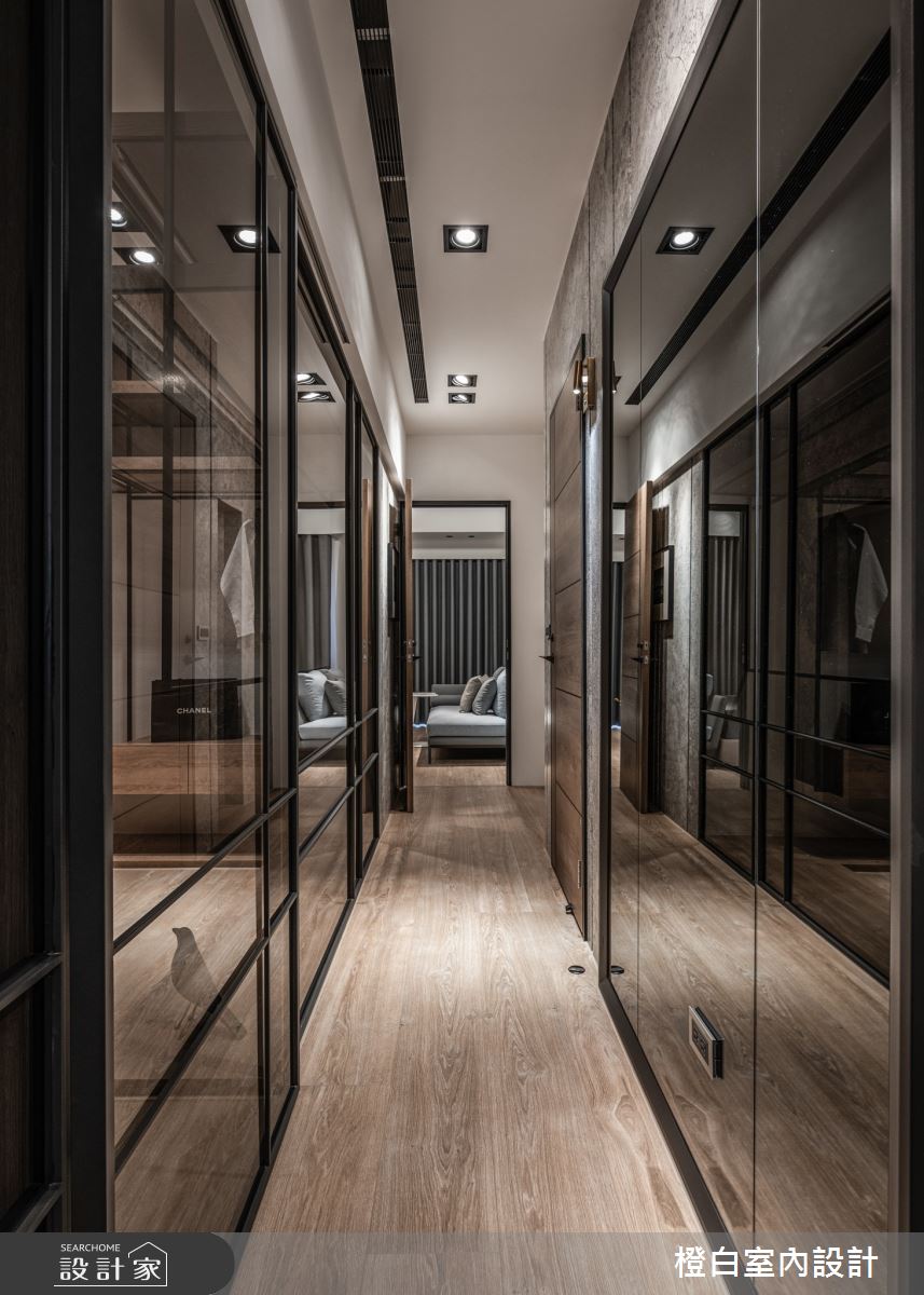 95坪預售屋＿混搭風更衣間案例圖片＿橙白室內裝修設計工程有限公司＿橙白_85宗大陶裡原之47