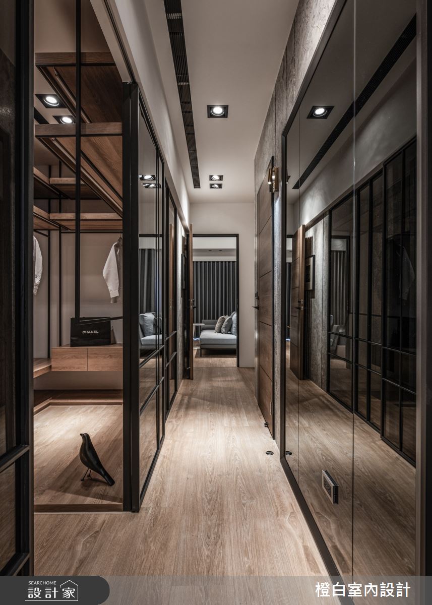 95坪預售屋＿混搭風更衣間案例圖片＿橙白室內裝修設計工程有限公司＿橙白_85宗大陶裡原之48