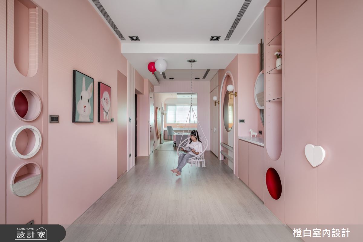 95坪預售屋＿混搭風臥室兒童房兒童房案例圖片＿橙白室內裝修設計工程有限公司＿橙白_85宗大陶裡原之57