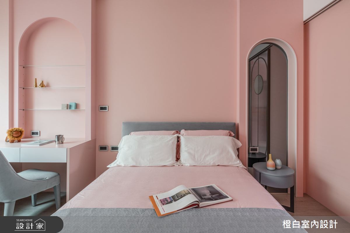 95坪預售屋＿混搭風臥室兒童房兒童房案例圖片＿橙白室內裝修設計工程有限公司＿橙白_85宗大陶裡原之79
