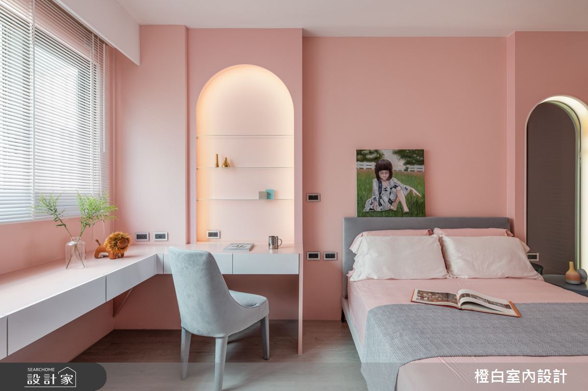 95坪預售屋＿混搭風臥室兒童房兒童房案例圖片＿橙白室內裝修設計工程有限公司＿橙白_85宗大陶裡原之577