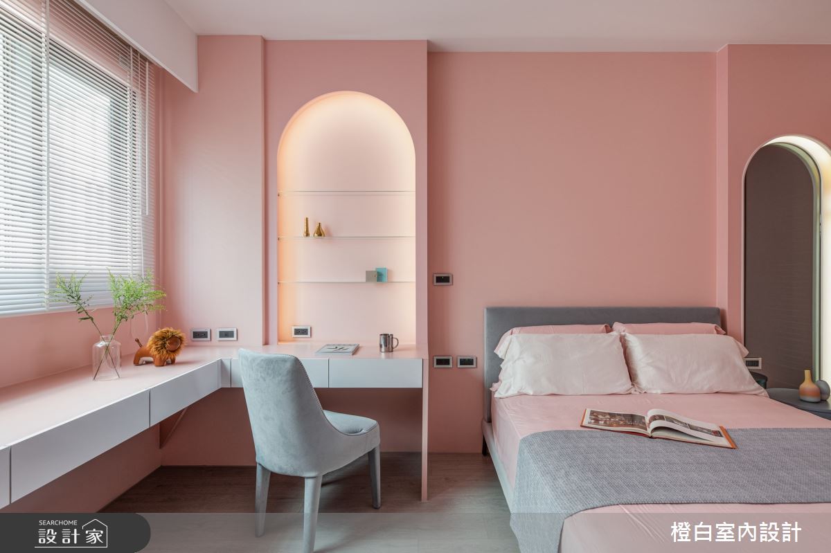 95坪預售屋＿混搭風臥室兒童房兒童房案例圖片＿橙白室內裝修設計工程有限公司＿橙白_85宗大陶裡原之82