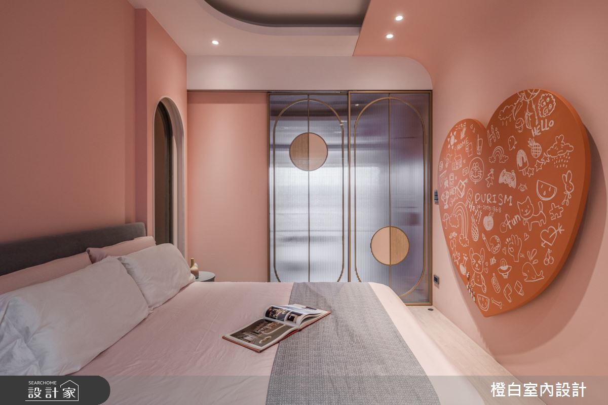 95坪預售屋＿混搭風臥室兒童房兒童房案例圖片＿橙白室內裝修設計工程有限公司＿橙白_85宗大陶裡原之84