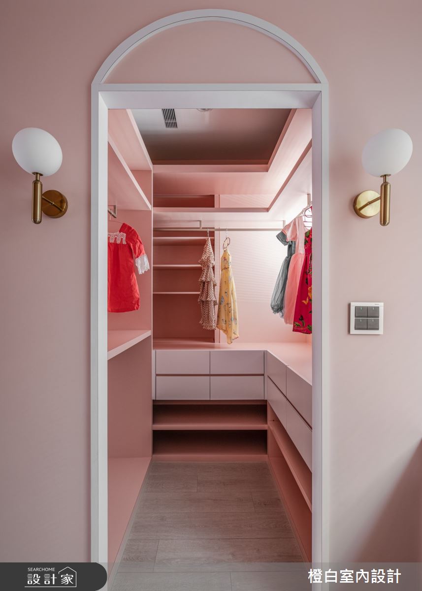 95坪預售屋＿混搭風臥室兒童房更衣間兒童房案例圖片＿橙白室內裝修設計工程有限公司＿橙白_85宗大陶裡原之89