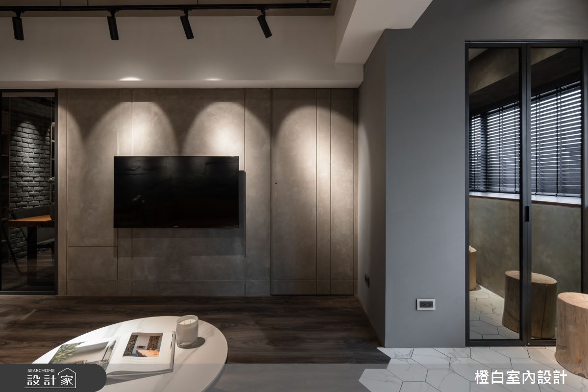 25坪中古屋(5~15年)＿混搭風案例圖片＿橙白室內裝修設計工程有限公司＿橙白_86哈佛名門之21