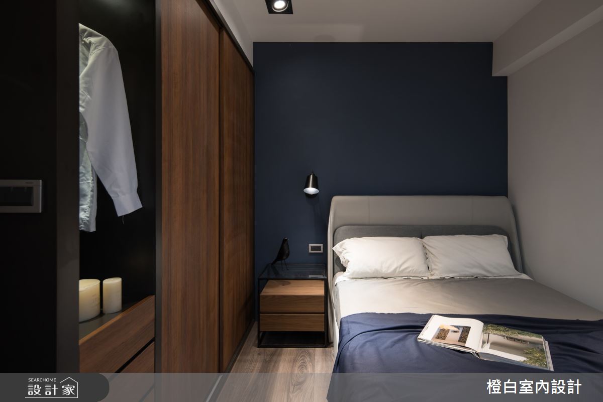 25坪中古屋(5~15年)＿混搭風客房案例圖片＿橙白室內裝修設計工程有限公司＿橙白_86哈佛名門之43