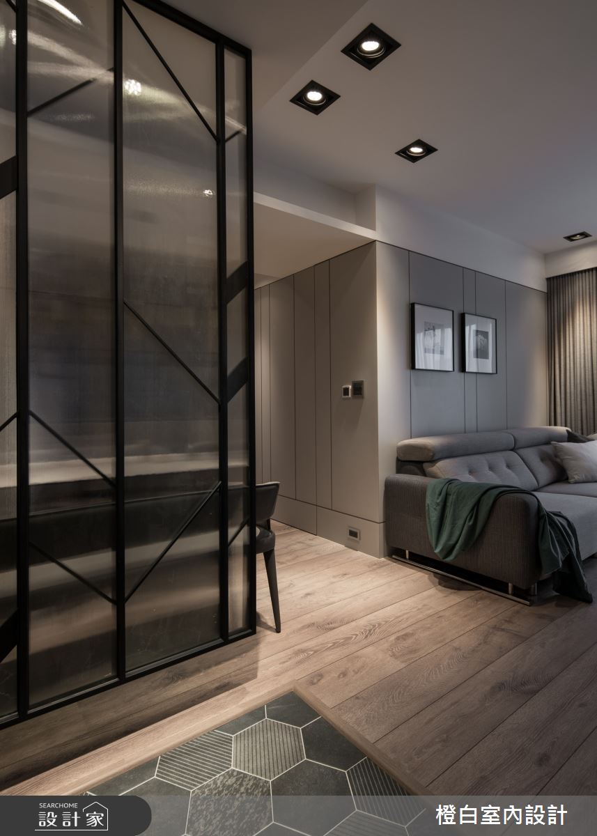 20坪新成屋(5年以下)＿混搭風玄關案例圖片＿橙白室內裝修設計工程有限公司＿橙白_87隆大郡望之4