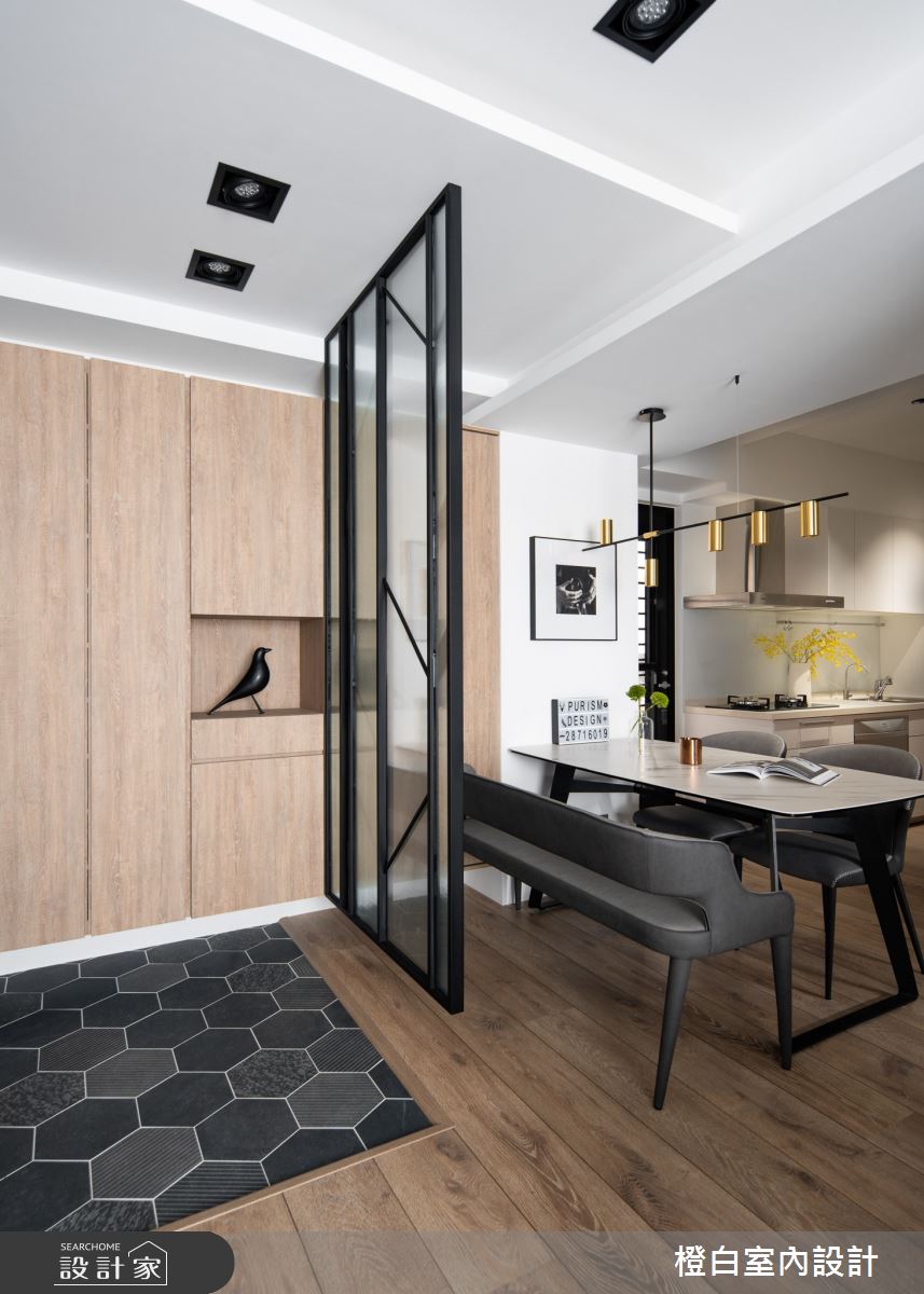 20坪新成屋(5年以下)＿混搭風餐廳廚房吧檯案例圖片＿橙白室內裝修設計工程有限公司＿橙白_87隆大郡望之23