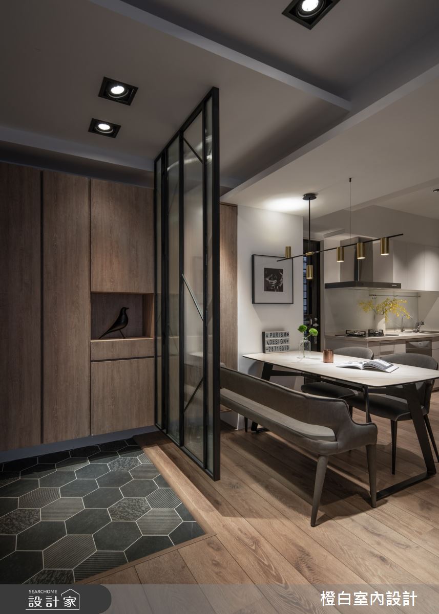 20坪新成屋(5年以下)＿混搭風餐廳廚房吧檯案例圖片＿橙白室內裝修設計工程有限公司＿橙白_87隆大郡望之24