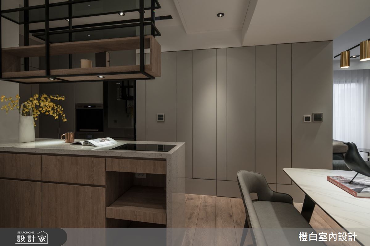 20坪新成屋(5年以下)＿混搭風餐廳廚房吧檯案例圖片＿橙白室內裝修設計工程有限公司＿橙白_87隆大郡望之25