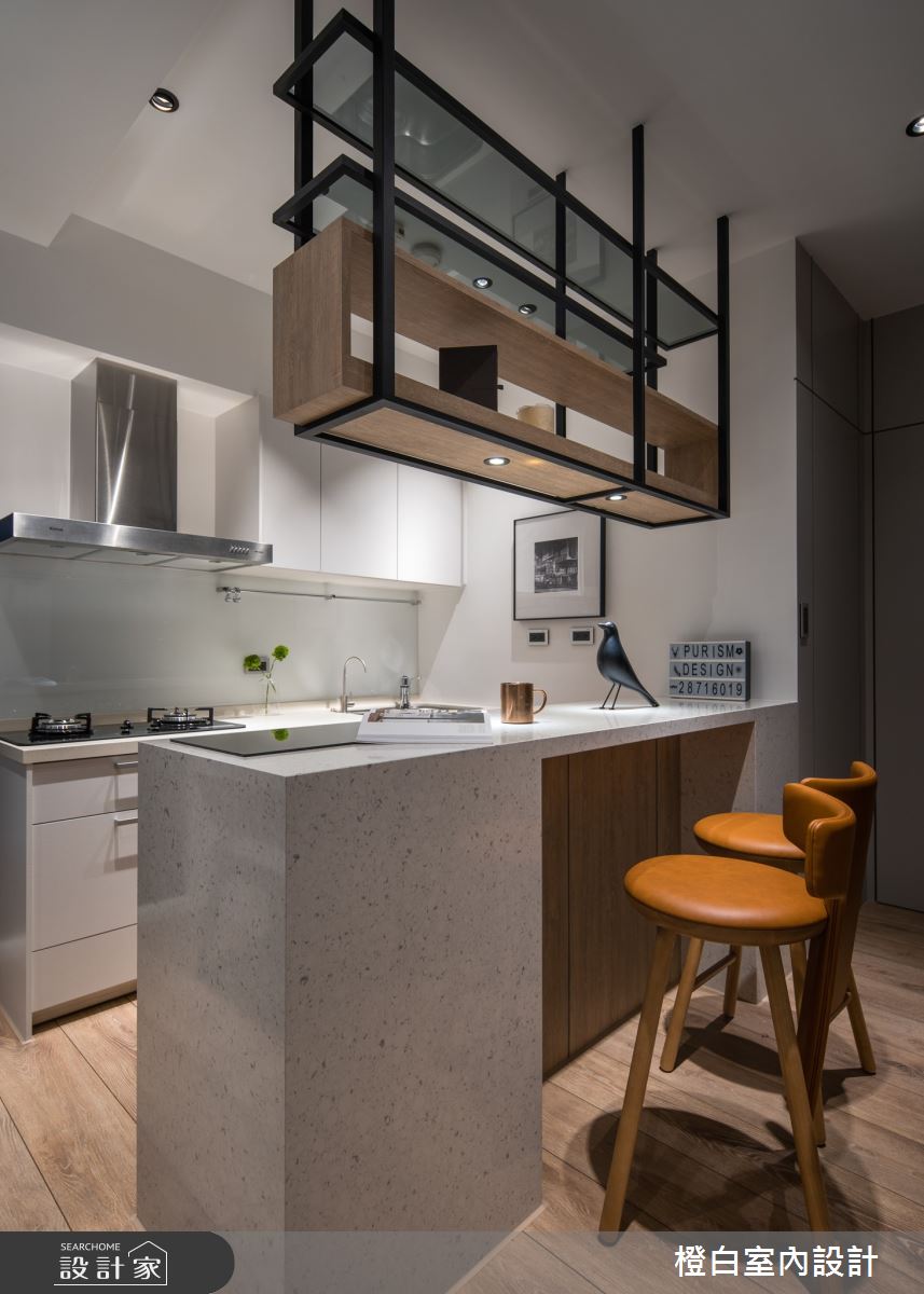 20坪新成屋(5年以下)＿混搭風餐廳廚房吧檯案例圖片＿橙白室內裝修設計工程有限公司＿橙白_87隆大郡望之30