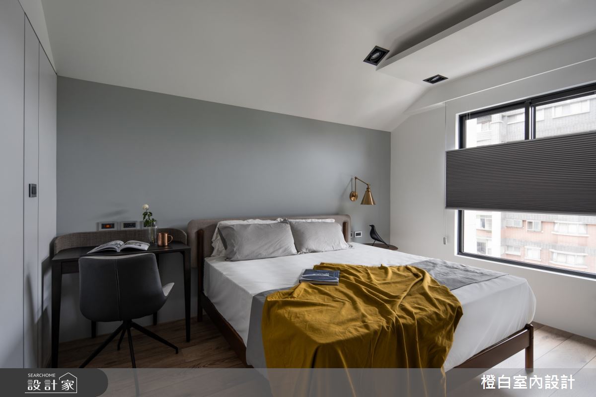 20坪新成屋(5年以下)＿混搭風臥室案例圖片＿橙白室內裝修設計工程有限公司＿橙白_87隆大郡望之34