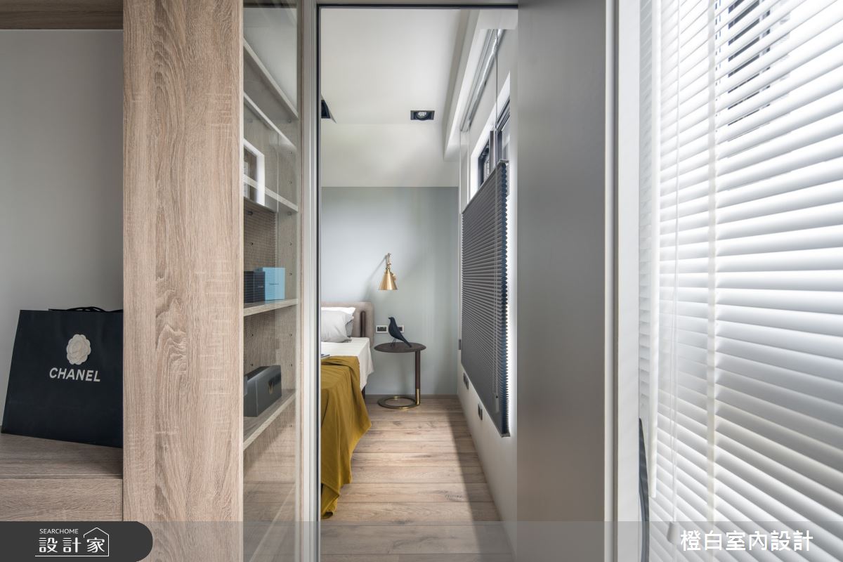 20坪新成屋(5年以下)＿混搭風臥室案例圖片＿橙白室內裝修設計工程有限公司＿橙白_87隆大郡望之38