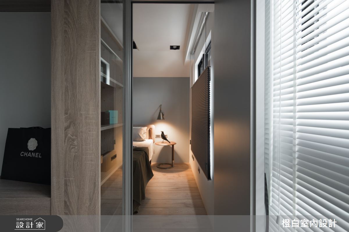 20坪新成屋(5年以下)＿混搭風臥室案例圖片＿橙白室內裝修設計工程有限公司＿橙白_87隆大郡望之39
