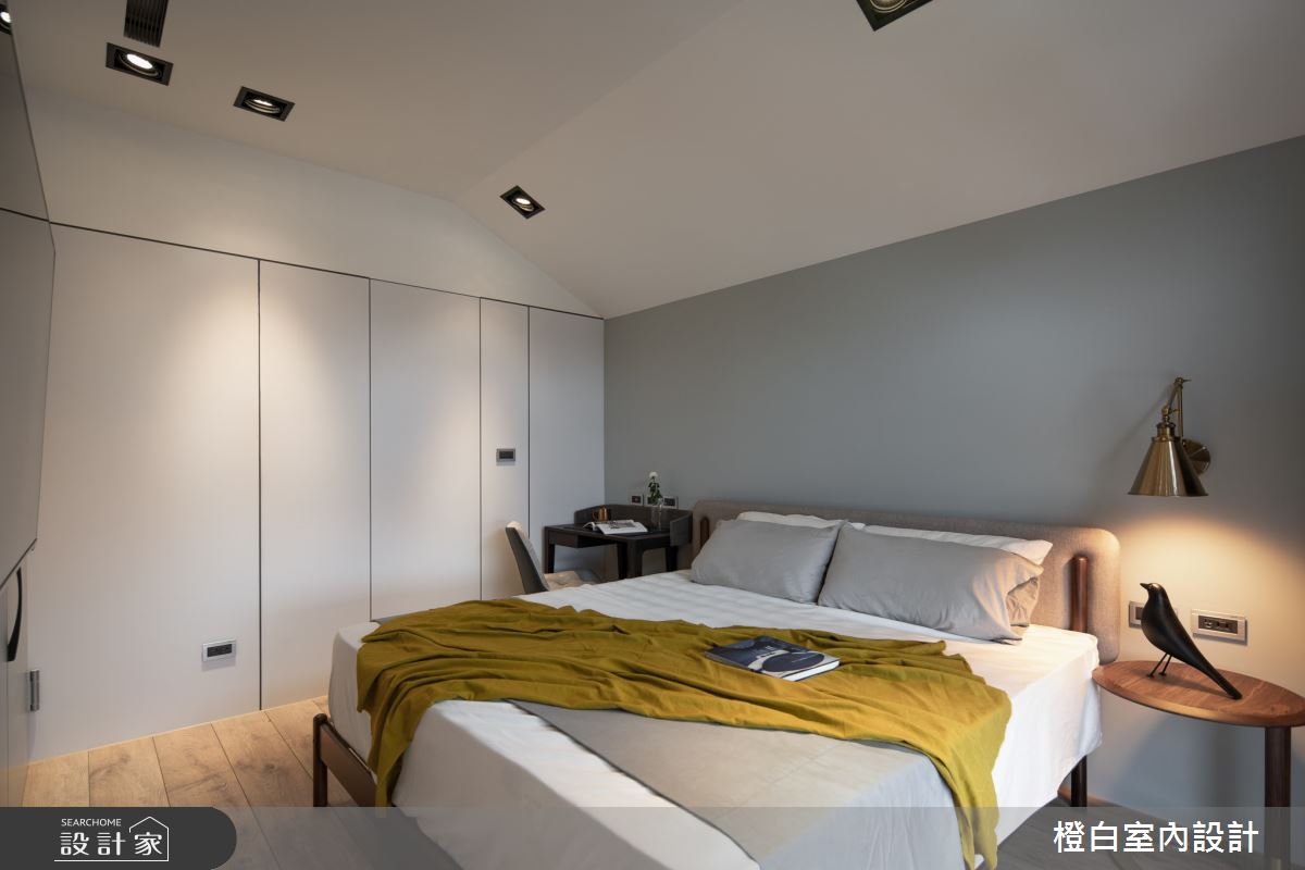 20坪新成屋(5年以下)＿混搭風臥室案例圖片＿橙白室內裝修設計工程有限公司＿橙白_87隆大郡望之41