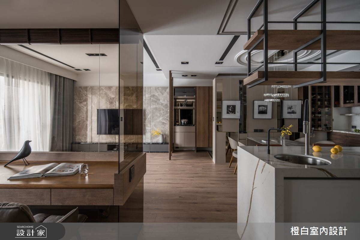 42坪新成屋(5年以下)＿混搭風案例圖片＿橙白室內裝修設計工程有限公司＿橙白_88皇翔park之28