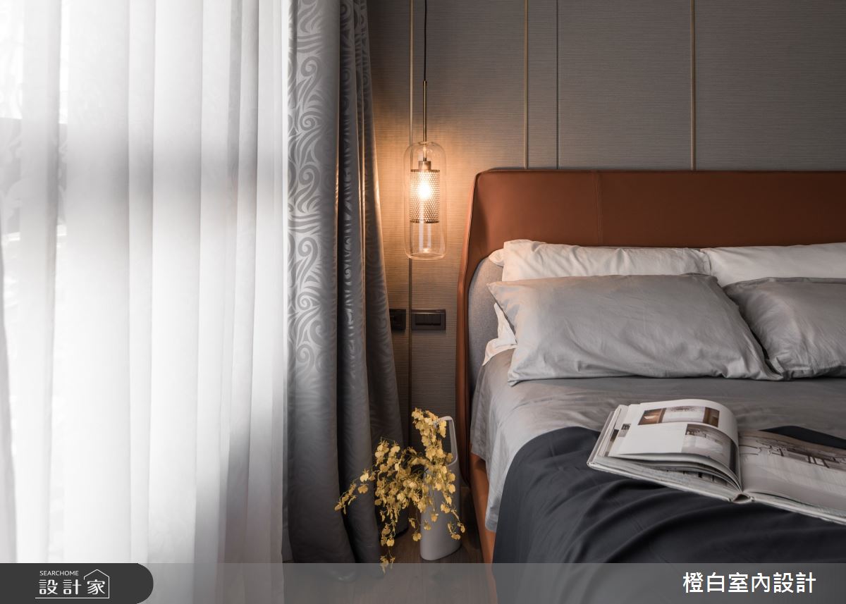 42坪新成屋(5年以下)＿混搭風臥室案例圖片＿橙白室內裝修設計工程有限公司＿橙白_88皇翔park之38
