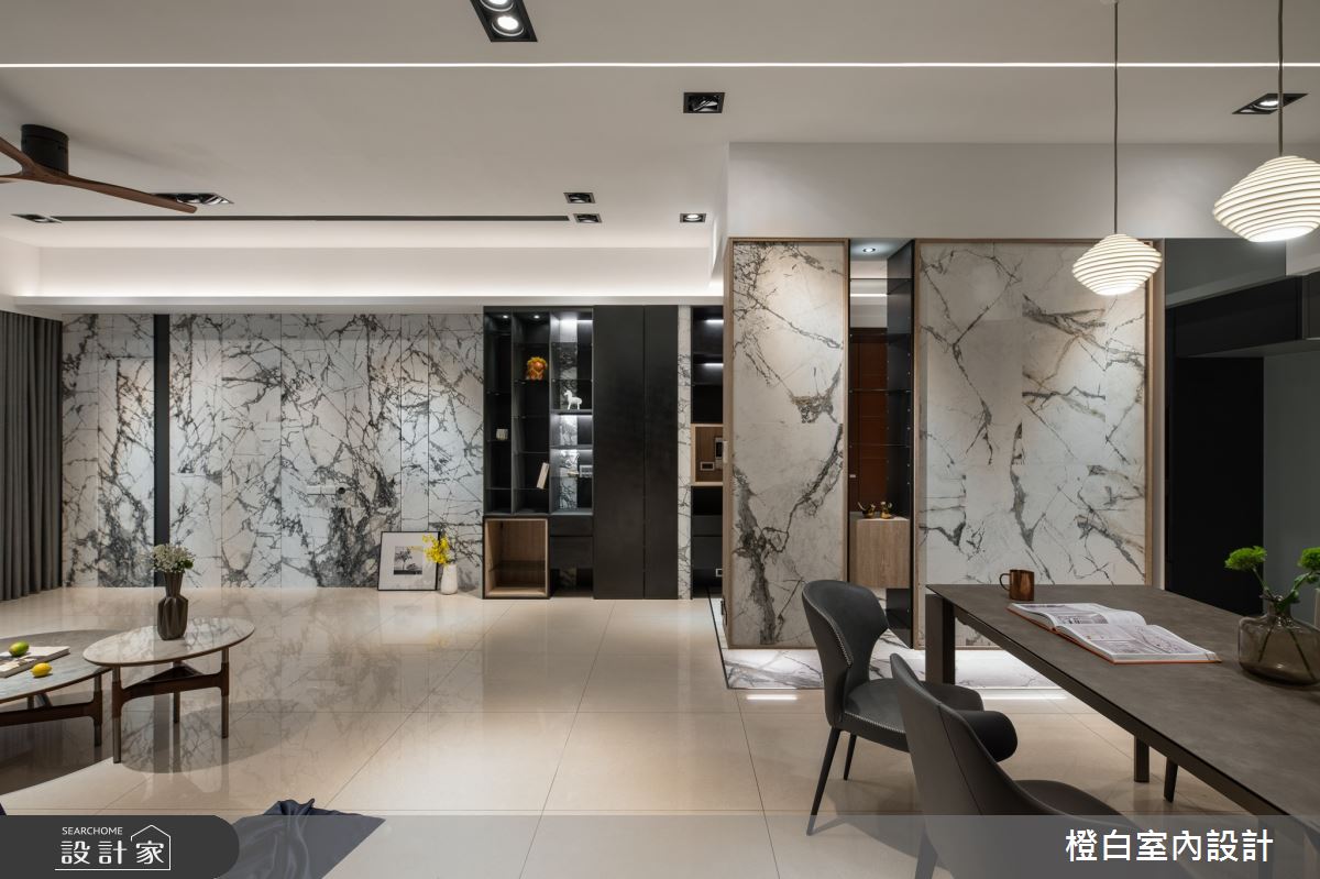 50坪中古屋(5~15年)＿現代風餐廳案例圖片＿橙白室內裝修設計工程有限公司＿橙白_89遠雄四季妍之9