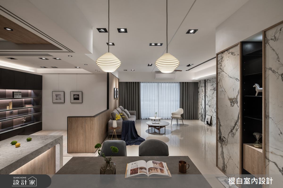 50坪中古屋(5~15年)＿現代風餐廳案例圖片＿橙白室內裝修設計工程有限公司＿橙白_89遠雄四季妍之27