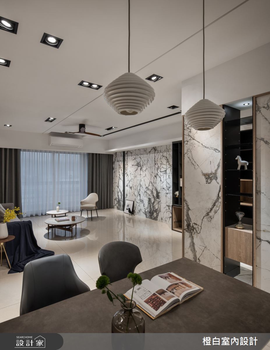 50坪中古屋(5~15年)＿現代風餐廳案例圖片＿橙白室內裝修設計工程有限公司＿橙白_89遠雄四季妍之28