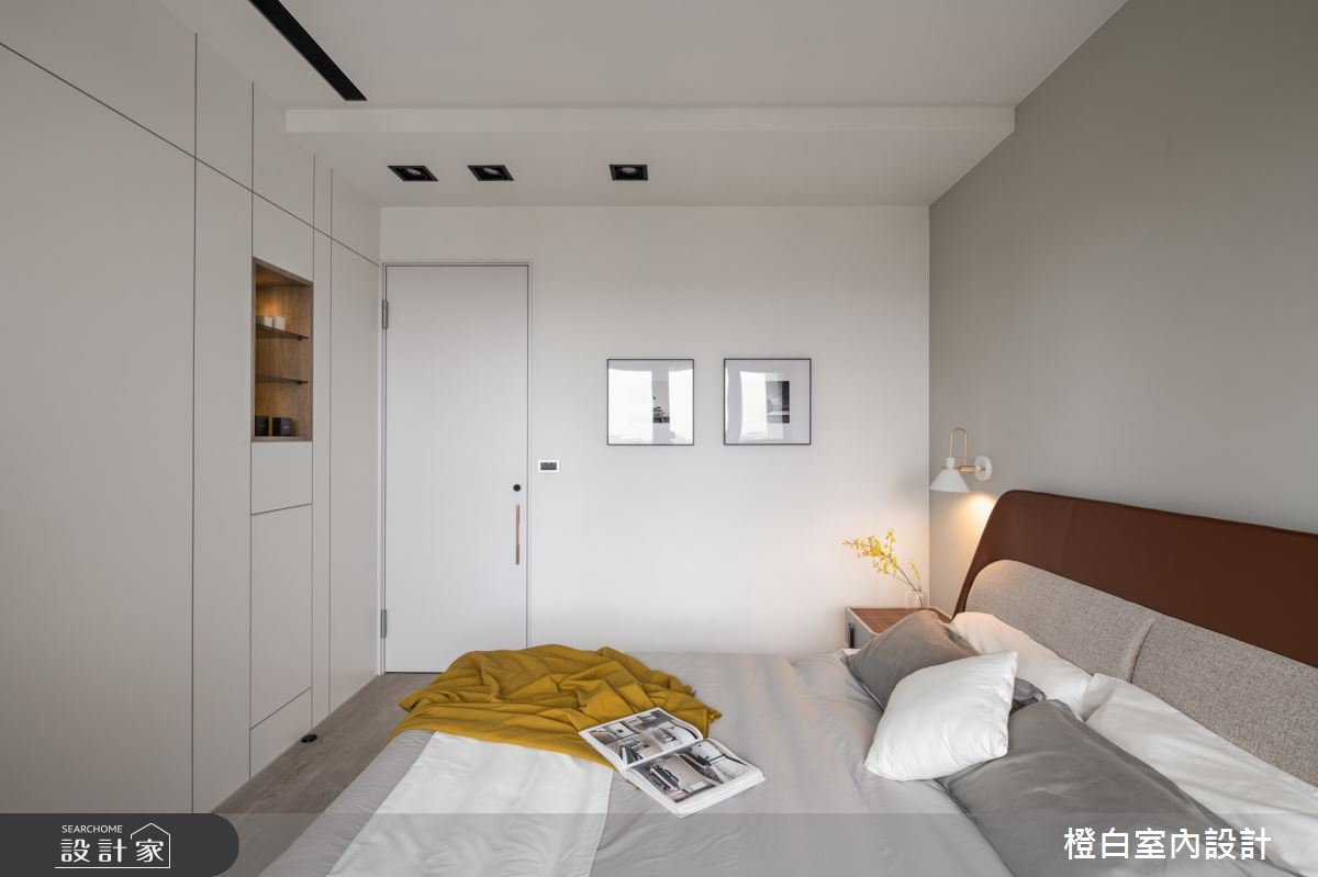 55坪中古屋(5~15年)＿現代風臥室案例圖片＿橙白室內裝修設計工程有限公司＿橙白_90長虹天際之36