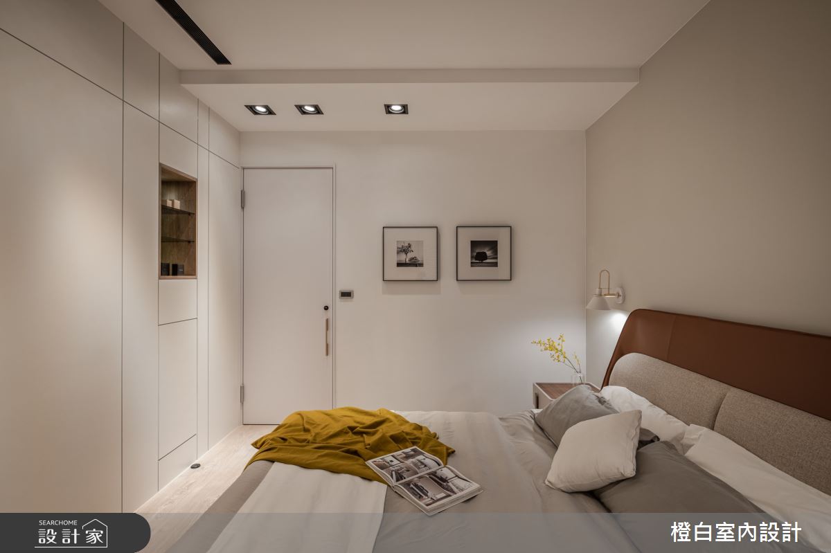 55坪中古屋(5~15年)＿現代風臥室案例圖片＿橙白室內裝修設計工程有限公司＿橙白_90長虹天際之37