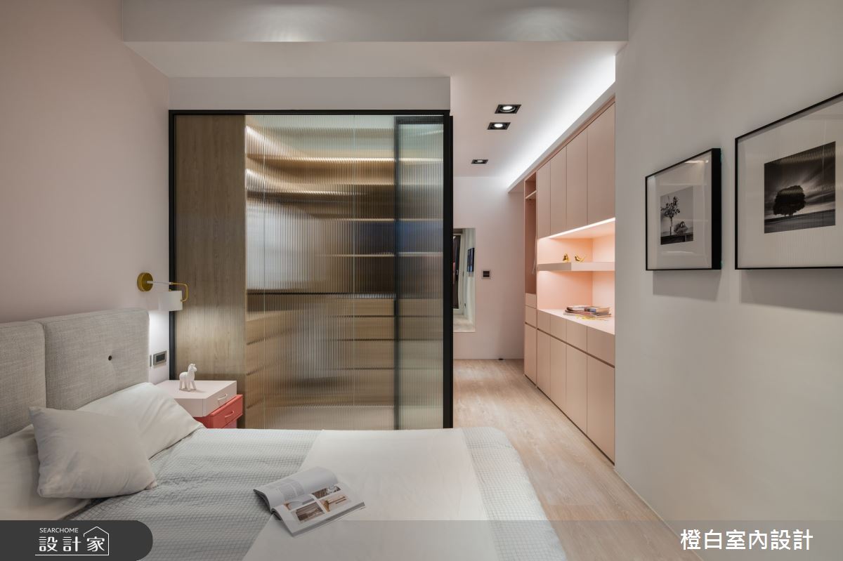55坪中古屋(5~15年)＿現代風臥室案例圖片＿橙白室內裝修設計工程有限公司＿橙白_90長虹天際之49