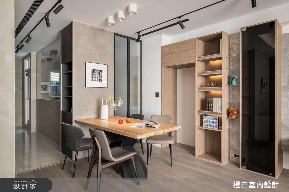 90坪新成屋(5年以下)＿混搭風餐廳案例圖片＿橙白室內裝修設計工程有限公司＿橙白_91名軒國家Park之18