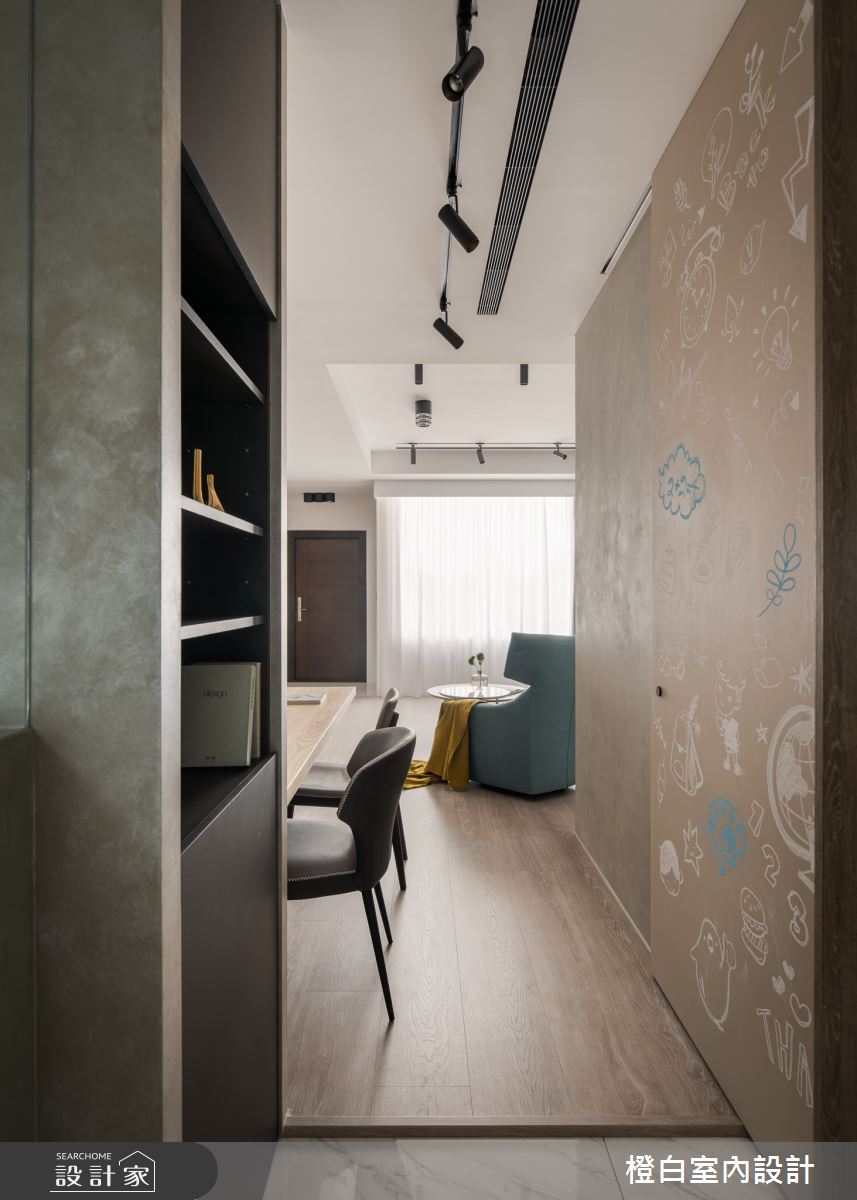 90坪新成屋(5年以下)＿混搭風餐廳案例圖片＿橙白室內裝修設計工程有限公司＿橙白_91名軒國家Park之21