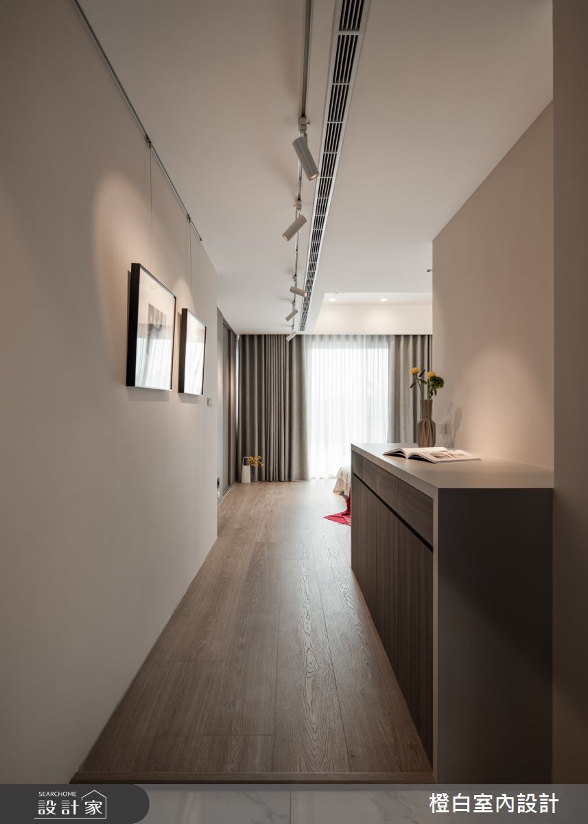 90坪新成屋(5年以下)＿混搭風臥室案例圖片＿橙白室內裝修設計工程有限公司＿橙白_91名軒國家Park之24