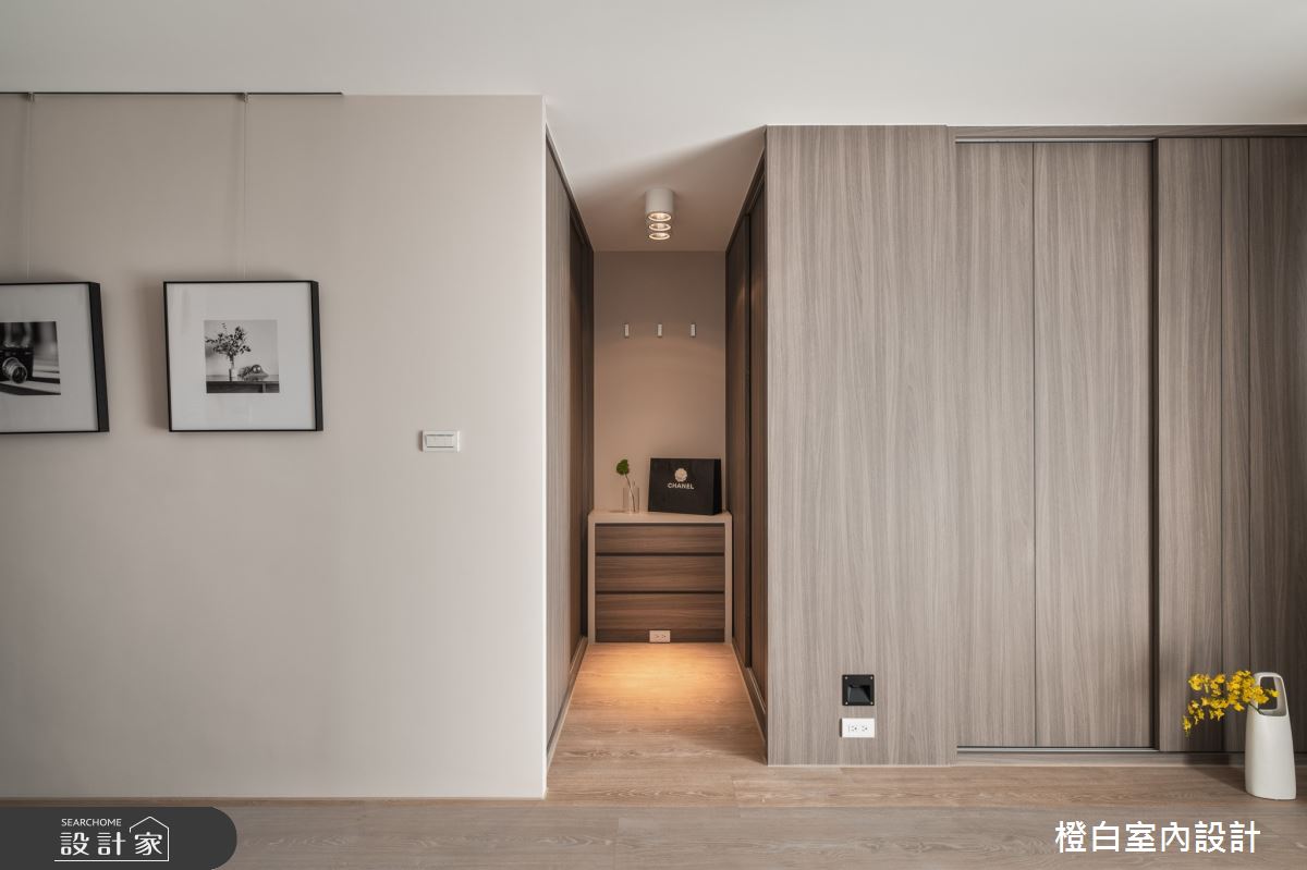 90坪新成屋(5年以下)＿混搭風臥室案例圖片＿橙白室內裝修設計工程有限公司＿橙白_91名軒國家Park之27