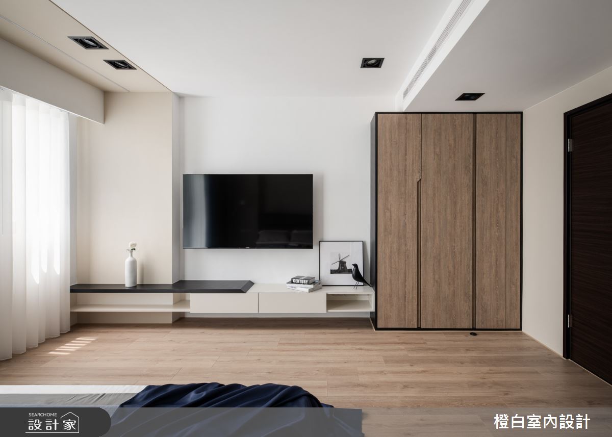 48坪新成屋(5年以下)＿混搭風臥室案例圖片＿橙白室內裝修設計工程有限公司＿橙白_92里仁大境之28