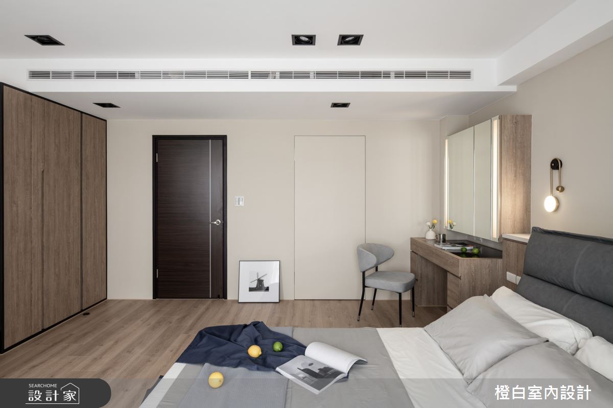 48坪新成屋(5年以下)＿混搭風臥室案例圖片＿橙白室內裝修設計工程有限公司＿橙白_92里仁大境之34