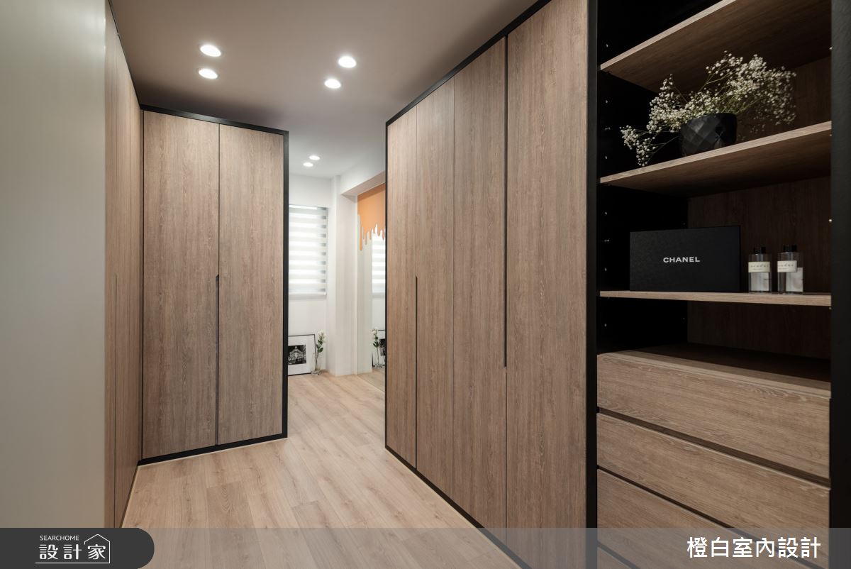 48坪新成屋(5年以下)＿混搭風更衣間案例圖片＿橙白室內裝修設計工程有限公司＿橙白_92里仁大境之39