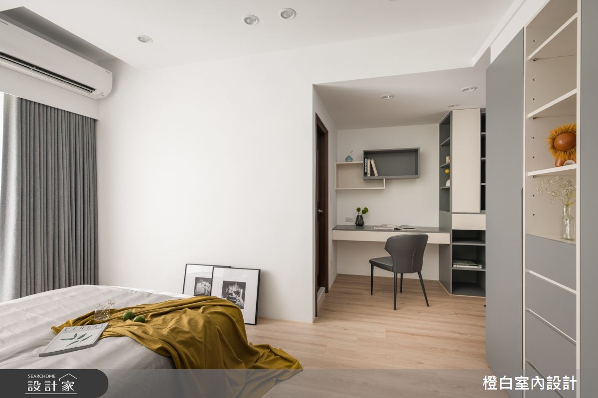 48坪新成屋(5年以下)＿混搭風工作區客房案例圖片＿橙白室內裝修設計工程有限公司＿橙白_92里仁大境之45