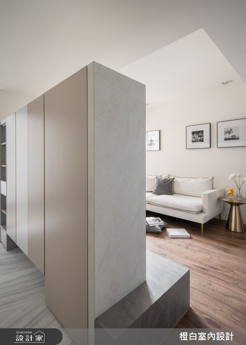 16坪老屋(16~30年)＿北歐風玄關案例圖片＿橙白室內裝修設計工程有限公司＿橙白_94國光社區之3