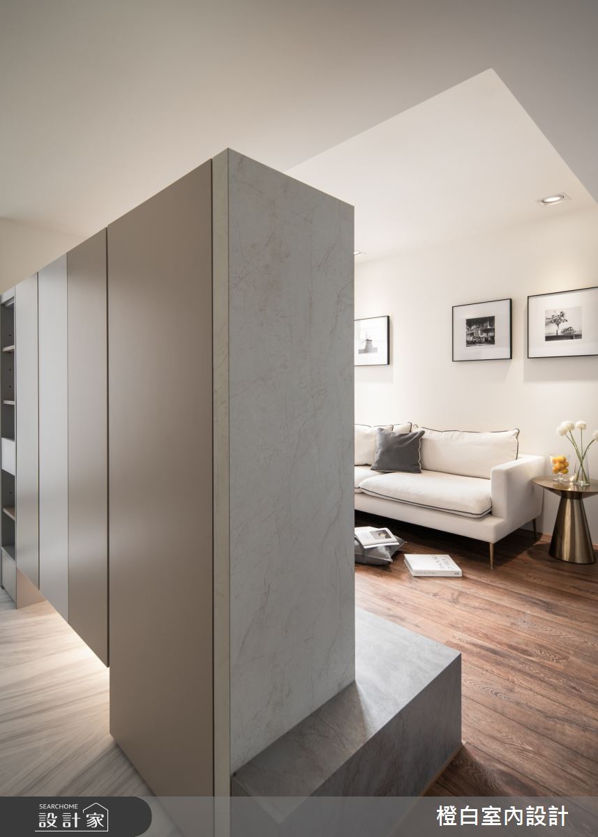 16坪老屋(16~30年)＿北歐風玄關案例圖片＿橙白室內裝修設計工程有限公司＿橙白_94國光社區之4