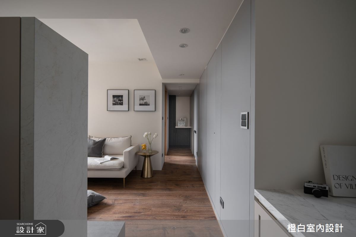 16坪老屋(16~30年)＿北歐風玄關案例圖片＿橙白室內裝修設計工程有限公司＿橙白_94國光社區之5