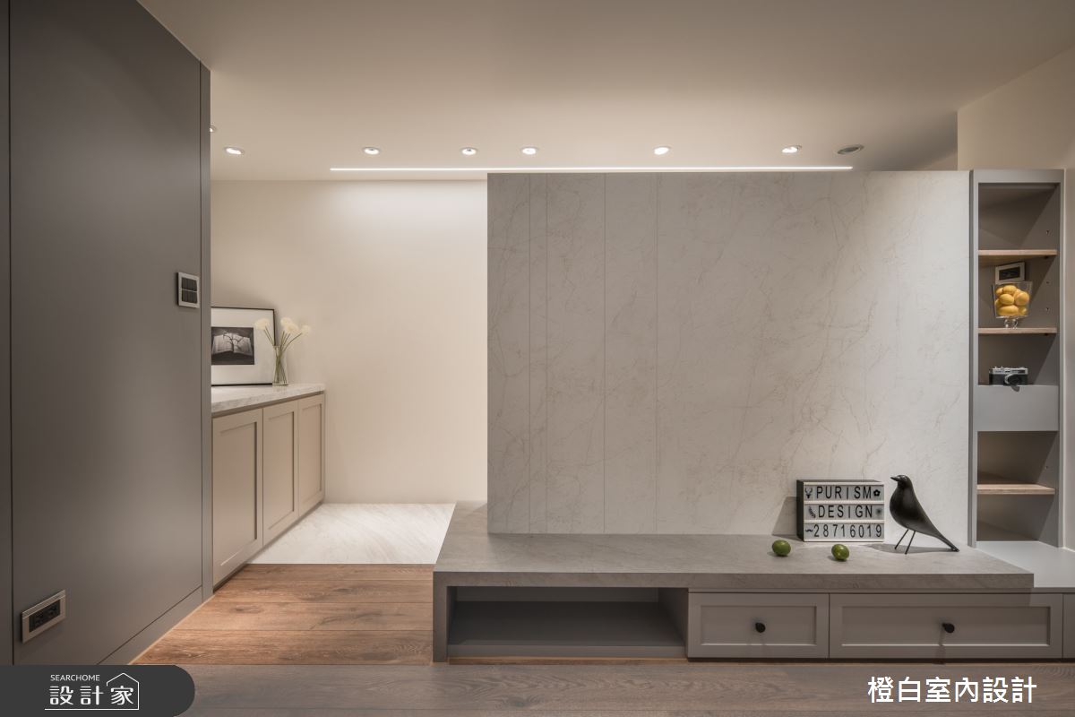 16坪老屋(16~30年)＿北歐風玄關客廳案例圖片＿橙白室內裝修設計工程有限公司＿橙白_94國光社區之9
