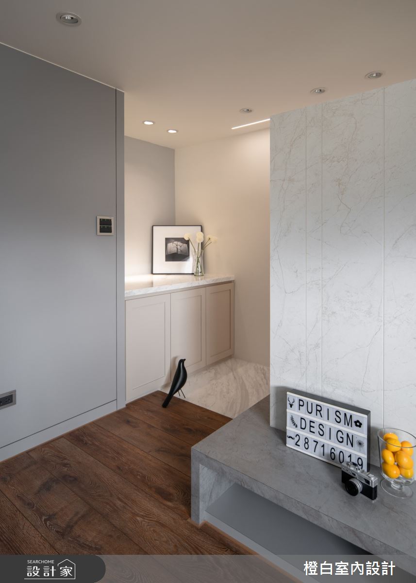 16坪老屋(16~30年)＿北歐風玄關案例圖片＿橙白室內裝修設計工程有限公司＿橙白_94國光社區之11