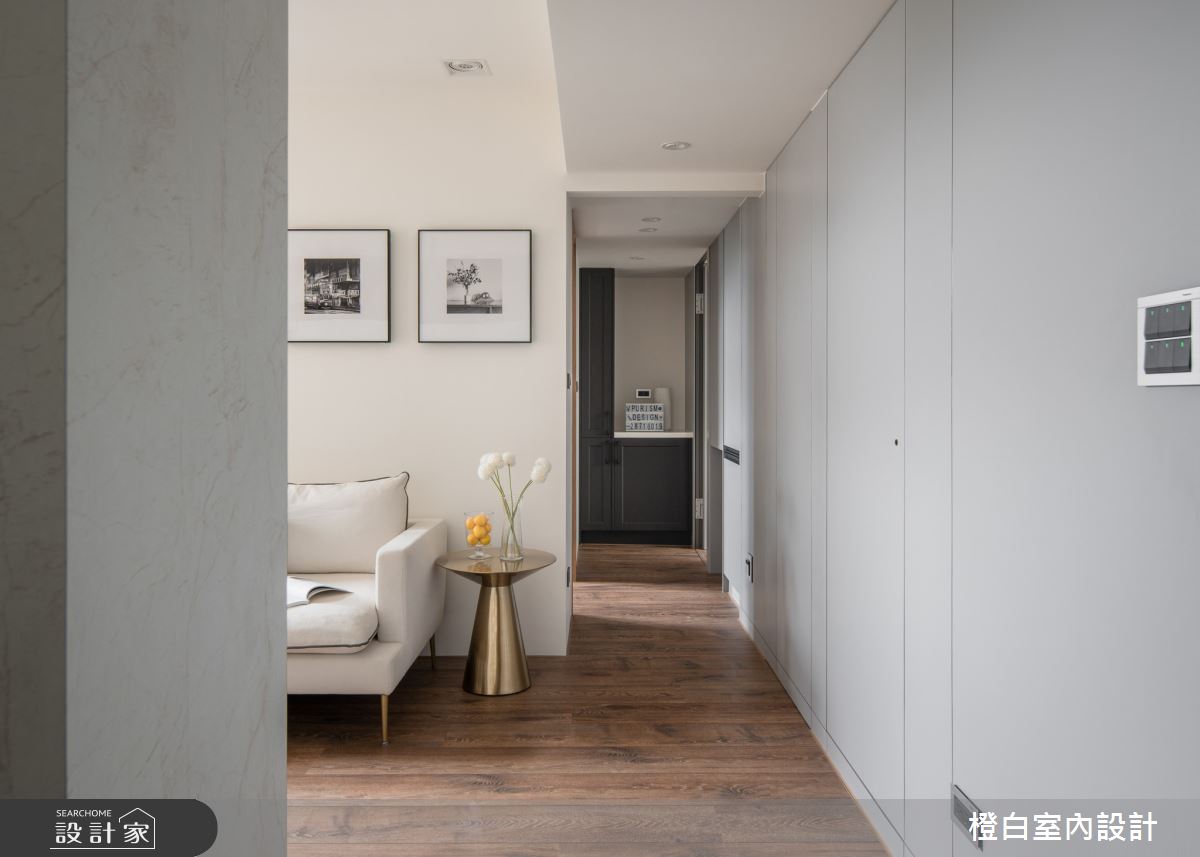 16坪老屋(16~30年)＿北歐風玄關案例圖片＿橙白室內裝修設計工程有限公司＿橙白_94國光社區之12