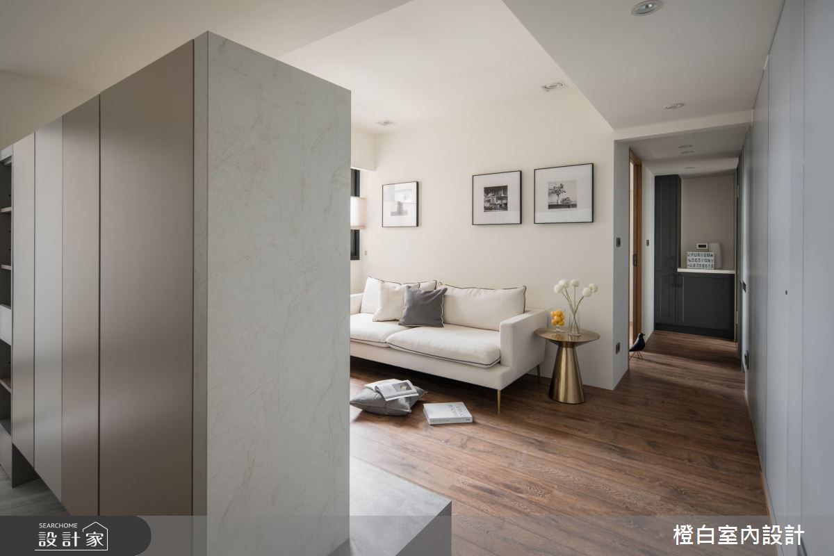 16坪老屋(16~30年)＿北歐風玄關案例圖片＿橙白室內裝修設計工程有限公司＿橙白_94國光社區之13